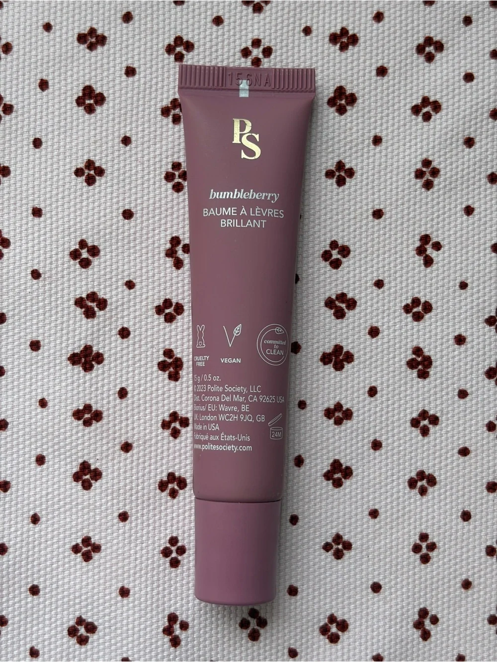 Polite Society Polite Pout Glossy Lip Balm - Bumbleberry